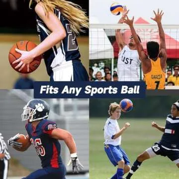 DEEGO Basketball Bag, Basketball Backpack with Ball Shoe Compartment Large Basketball Accessories Basketball Equipment Bag Soccer Bag Sports Gym Fits Soccer & Volleyball Football