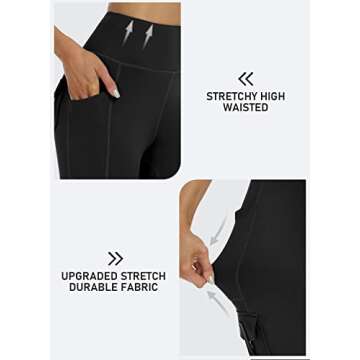 MoFiz Fleece Lined Leggings for Cold Weather Activities