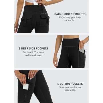 MoFiz Fleece Lined Leggings for Cold Weather Activities