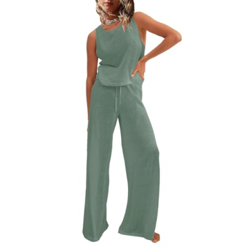 Chic Women's Sweater Sets 2Piece Lounge Wear for Summer Comfort