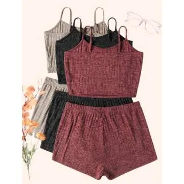 Ekouaer Ribbed Pajamas Set for Women - Ultimate Comfort