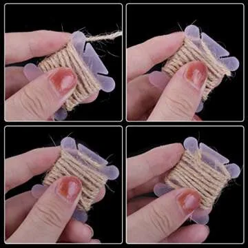 BronaGrand 100 Pieces Plastic Floss Bobbins Embroidery Thread Cards Cross Stitch Bobbin Thread Organizer