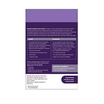Mederma Medical Grade Silicone Scar Sheets; Improves The Appearance of Old and New Scars; for Injury...