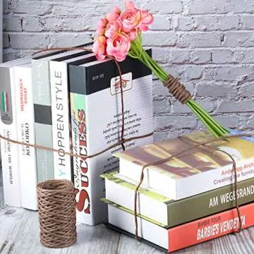 65 Feet Floral Wire Rustic Vine Bind Wire for Craft Wrapping Flower Bouquets(1 Roll,Dark Brown)