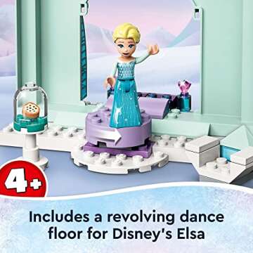 LEGO Disney Anna and Elsa’s Frozen Wonderland 43194 Castle Toy with Disney Princess Mini-Doll Figures, Gifts for 4 Plus Years Old Kids, Girls and Boys