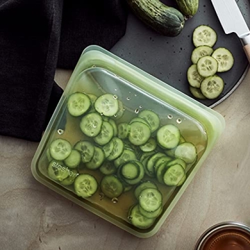 Stasher Silicone Reusable Storage Bags 4-Pack Eco-Friendly