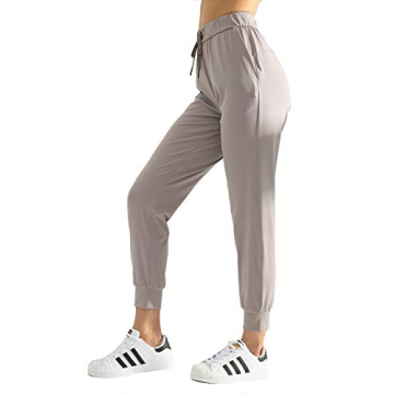 AJISAI Women's Joggers Pants Drawstring Running Sweatpants with Pockets Lounge Wear Cloud S