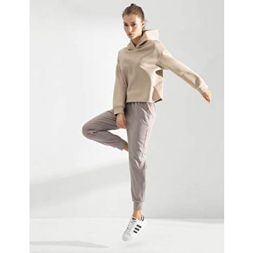 AJISAI Women's Joggers Soft Drawstring Pants with Pockets