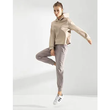 AJISAI Women's Joggers Soft Drawstring Pants with Pockets