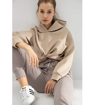 AJISAI Women's Joggers Soft Drawstring Pants with Pockets