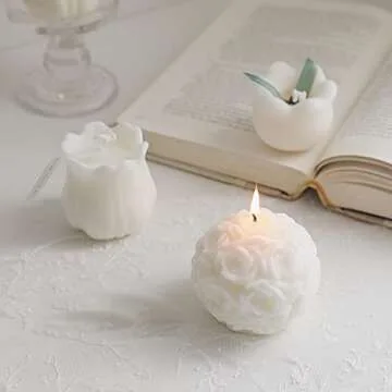 Hydrangea Onion Flower Shaped Candle - Aromatherapy Gift