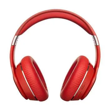 Edifier W820BT Bluetooth Headphones - Foldable Wireless Headphone with 80-Hour Long Battery Life - Red