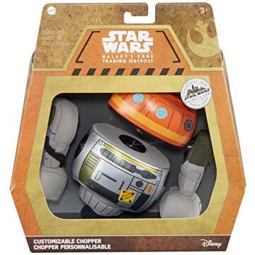 STAR WARS Galaxy’s Edge Customizable Plush Droid Assortment, Create Your Own Droid, 6-in, DIY Craft Gift Fans of All Ages, 3 Years and Older