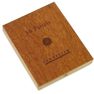 Sennelier Wooden Box Oil Pastel Set, 36 Count (Pack of 1), Multicolor