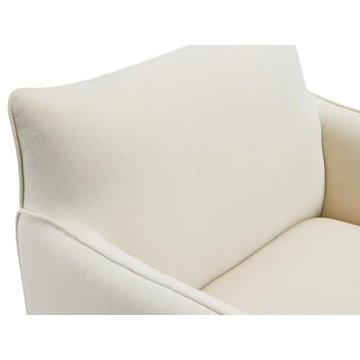 Abbyson Living Rye Accent Chair - Luxurious Comfort in Ivory