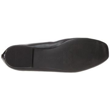 The Drop Women's Pepper Ballet Flat with Bow in Stunning Black