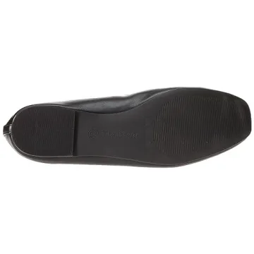 The Drop Women's Pepper Ballet Flat with Bow in Stunning Black