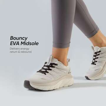 NORTIV 8 Women's Walking Shoes Running ActiveSwift Comfortable Tennis Breathable Non Slip Athletic G...