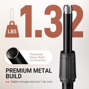 FIFINE Adjustable Heavy-Duty Microphone Stand for Streaming