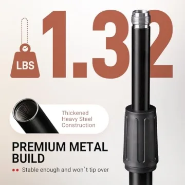 FIFINE Adjustable Heavy-Duty Microphone Stand for Streaming