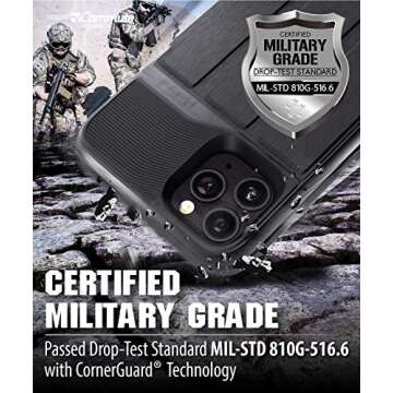 Vena vCommute Wallet Case Compatible with Apple iPhone 11 Pro Max (6.5"-inch 2019), (Military Grade Drop Protection) Flip Leather Cover Card Slot Holder with Kickstand - Space Gray