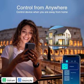 GHome Smart Power Strip with Voice Control & USB Ports