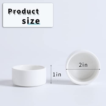 1oz Mini Ramekins Set of 6 - Perfect for Dips & Sweets