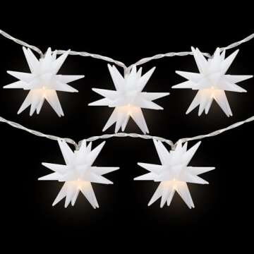 Northlight 10-Count LED Star Fairy Lights for Christmas