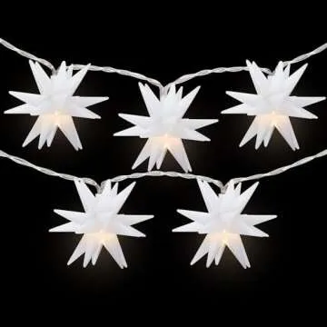 Northlight 10-Count LED Star Fairy Lights for Christmas