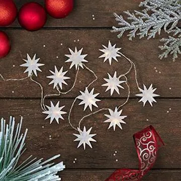 Northlight 10-Count LED Star Fairy Lights for Christmas