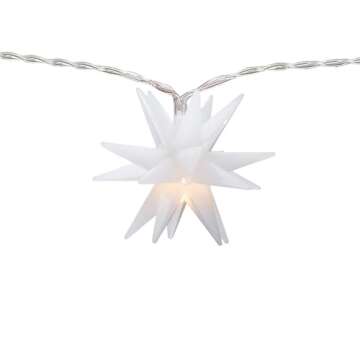 Northlight 10-Count LED Star Fairy Lights for Christmas