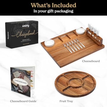 SMIRLY Charcuterie Boards Gift Set - Ideal Gifts
