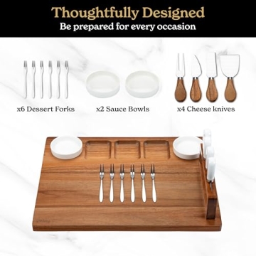 SMIRLY Charcuterie Boards Gift Set - Ideal Gifts
