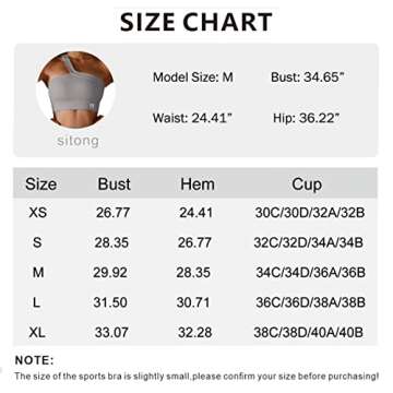 H-Quenby Stylish One Shoulder Sports Bra for Women