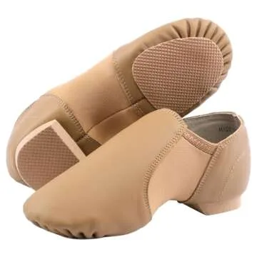 Stylish Linodes Leather Jazz Shoe Slip On for Kids