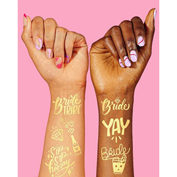 30 Bride Tribe Tattoos | Fun Bachelorette Party Accessory