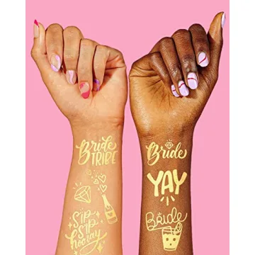 30 Bride Tribe Tattoos | Fun Bachelorette Party Accessory