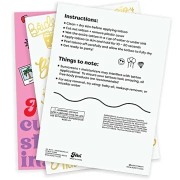 30 Bride Tribe Tattoos | Fun Bachelorette Party Accessory