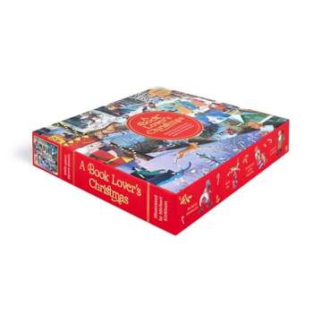 A Book Lover's Christmas A 1000-piece Jigsaw Puzzle — Includes Beautiful Illustrations of Christma...
