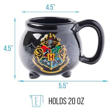Harry Potter Hogwarts Cauldron Mug - 20 oz Ceramic Coffee Mug