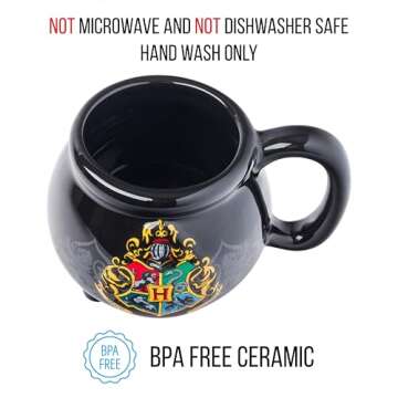 Harry Potter Hogwarts Cauldron Mug - 20 oz Ceramic Coffee Mug