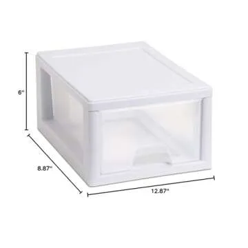 Sterilite Stackable Plastic Storage Drawer Set - Organize Your Home!