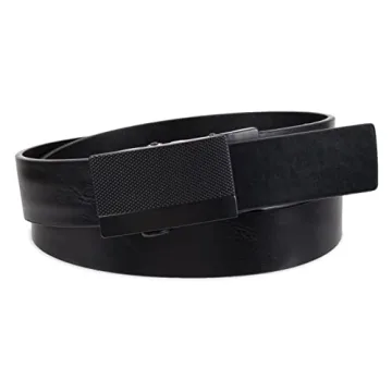 Kenneth Cole Men's Perfect Fit Adjustable Belt, Black Matte