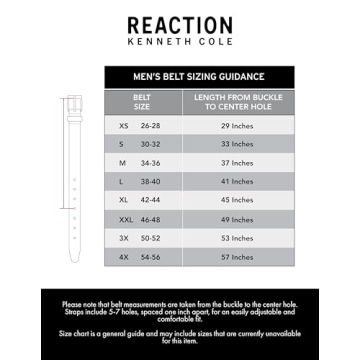 Kenneth Cole Men's Perfect Fit Adjustable Belt, Black Matte