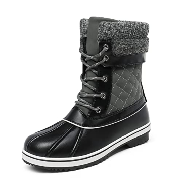 DREAM PAIRS Women's Stylish Waterproof Winter Boots