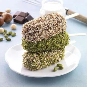 Silikomart Silicone Easy Cream Mini Ice Cream Bar Mold Set, Classic