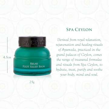 SPA CEYLON RELAX Foot Relief Balm | Instant Cooling & Soothing Natural Balm