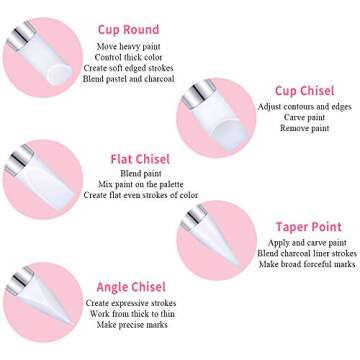 Nail Art Design Tools - 15 Brushes & 5 Dotting Pens Set