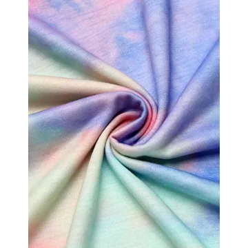 Stylish Ekouaer Tie Dye Pajamas Set for Women