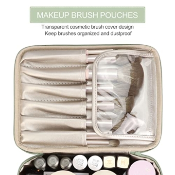 Pocmimut Makeup Bag - Stylish Cosmetic Organizer for Women